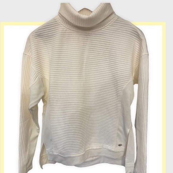 Nwt‎ TAHARI Sport Active Athletic Turtleneck Long Sleeve Fitness Pullover Size S - Picture 8 of 8